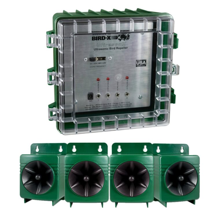 Ultrasonic bird repeller device